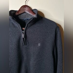 NWOT izod 1/4 zip fleece mens sweater. Large